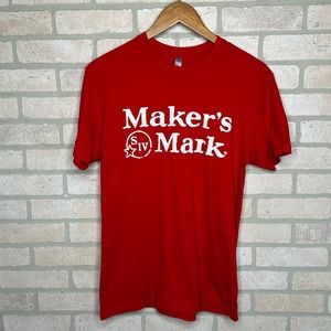 Red Makers Mark T-shirt